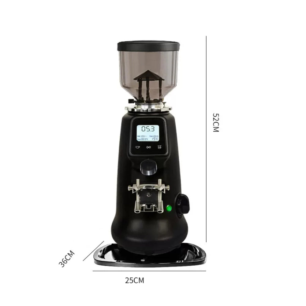Ag-italian Ag600 Coffee Grinder - Hand Brewing Electric Grinder With Touchscreen For Precise 64mm Measurement - Commercial Use