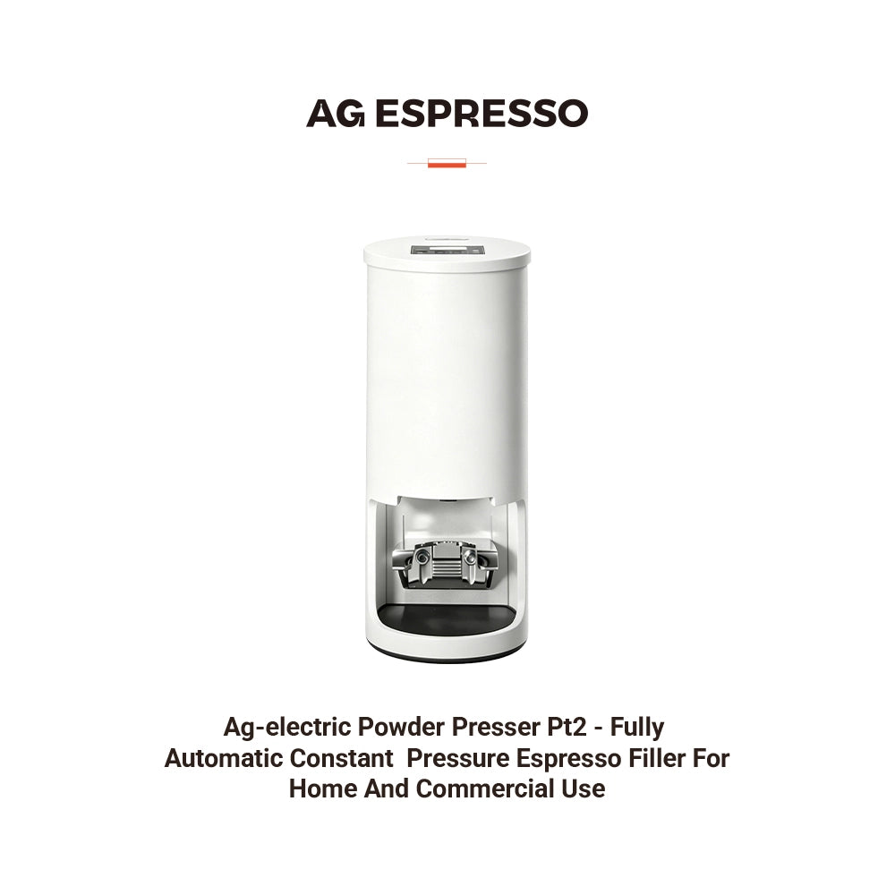 Ag-electric Powder Presser Pt2 - Fully Automatic Constant Pressure Espresso Filler For Home And Commercial Use