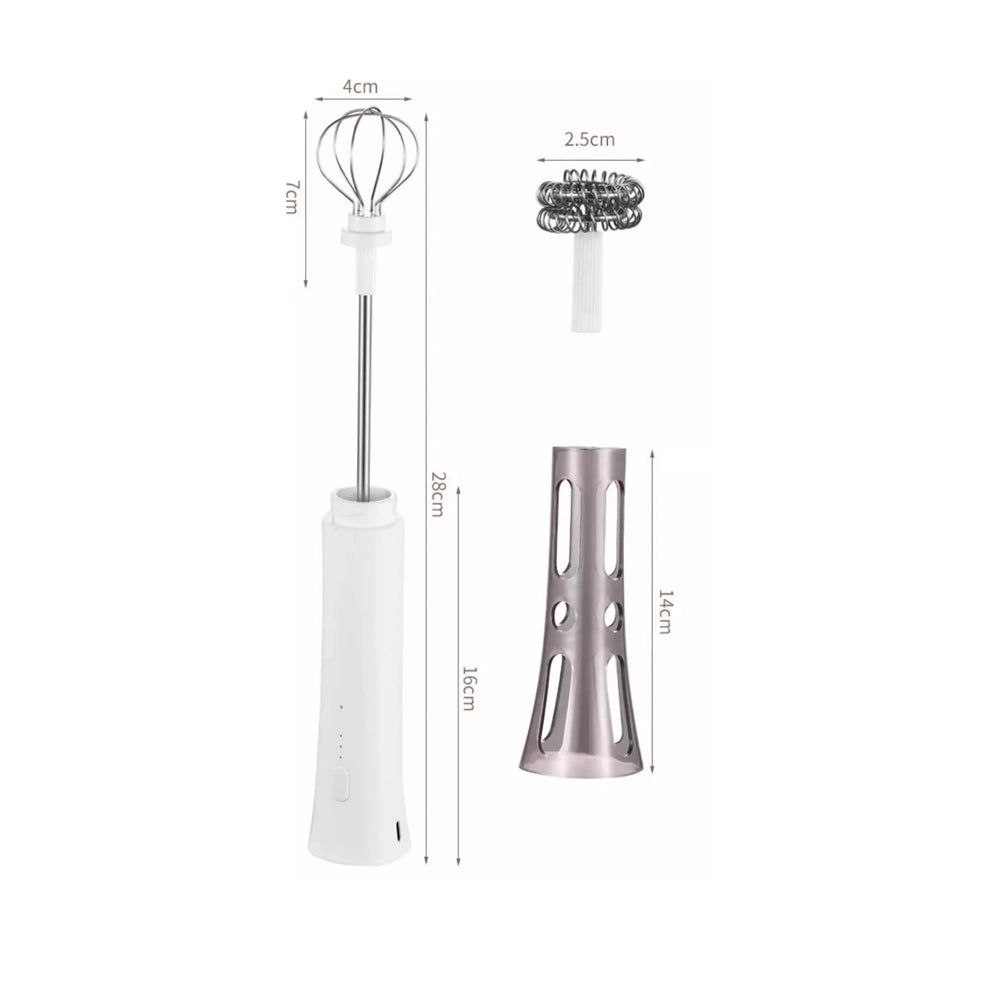 Ag-coffee Frother - Home Foam-making Device Stirring Rod. Small Electric Handheld Milk Frothing Machine